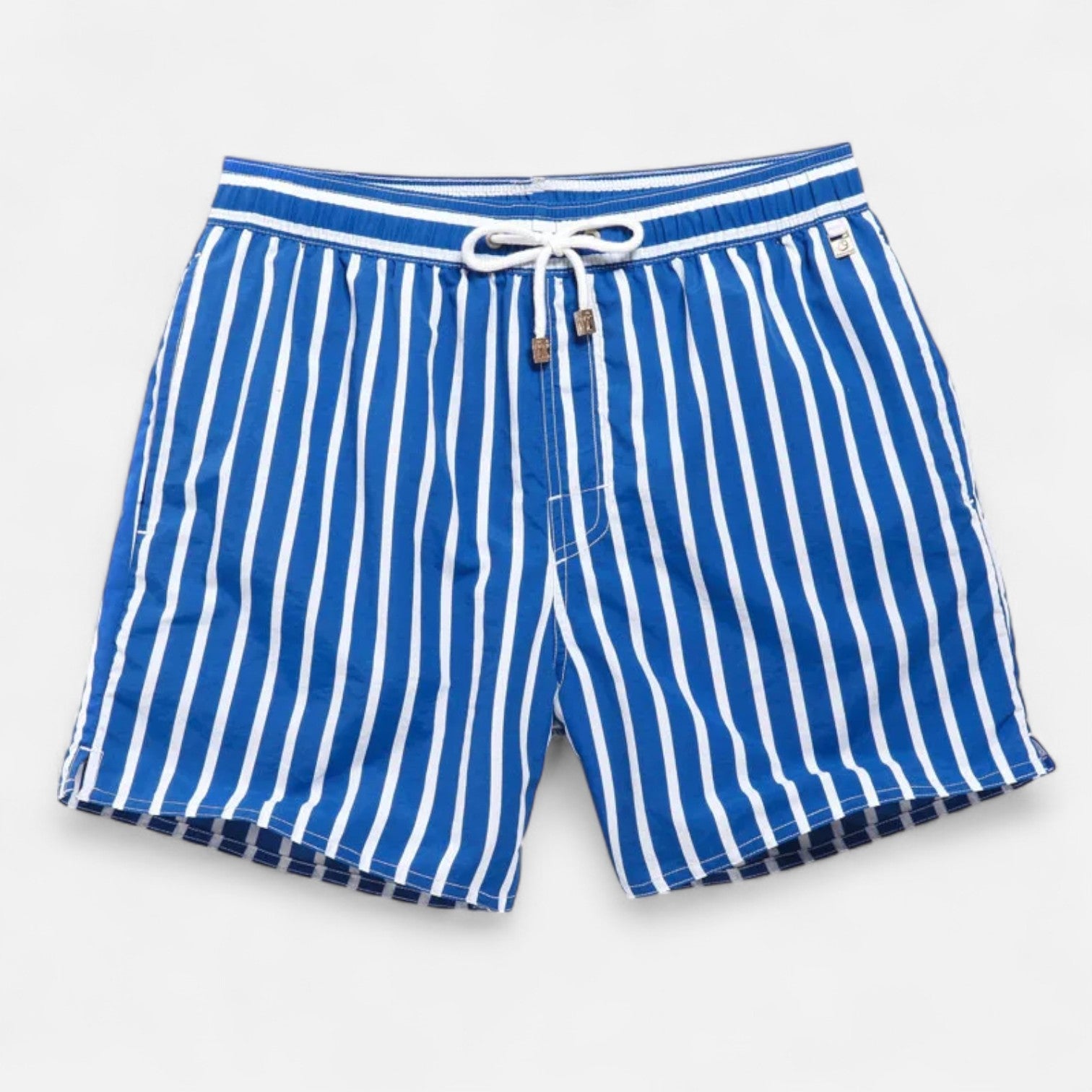 Ancienne Monde | Short Rayé en Lin pour Homme