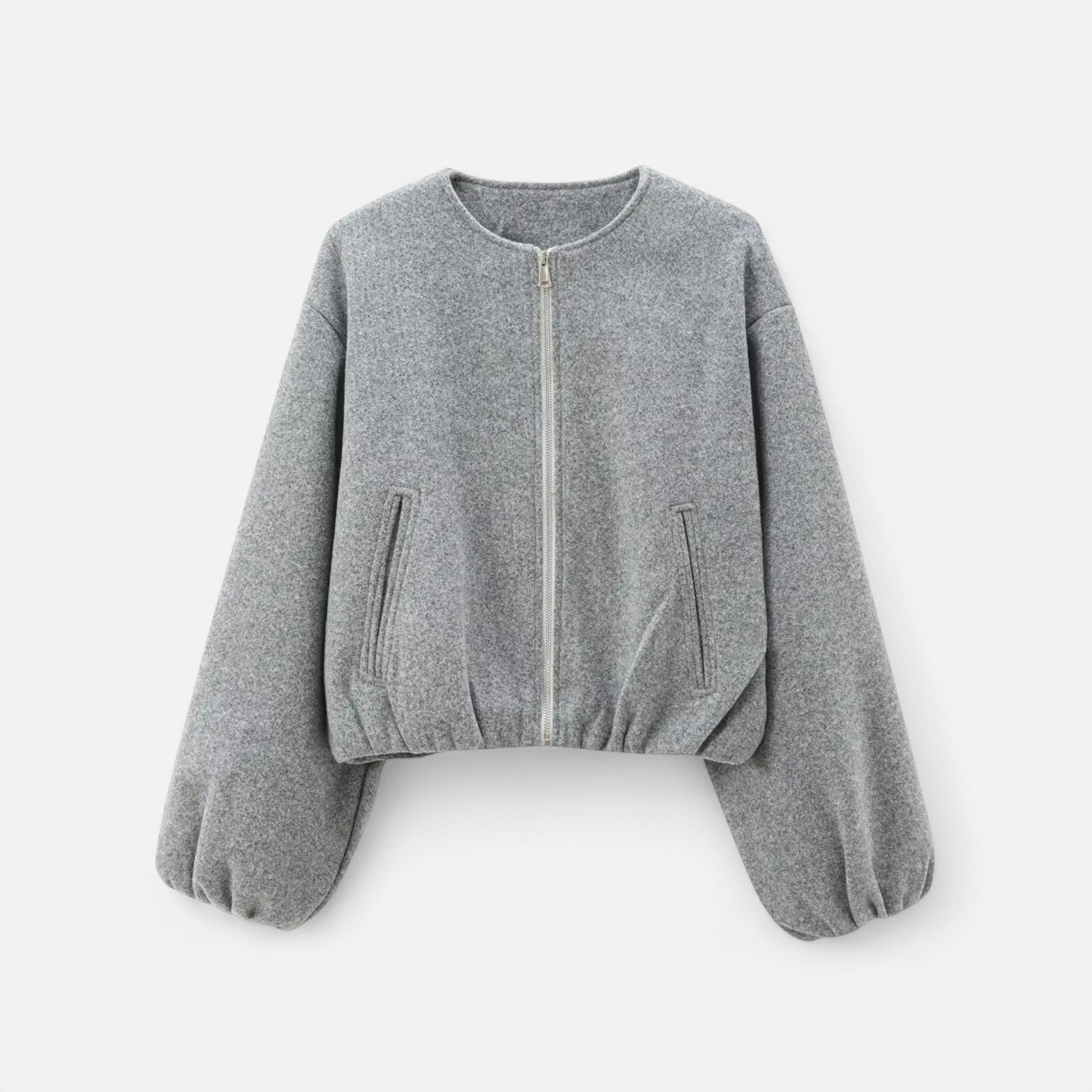 Ancienne Monde | Blouson Femme Rond Zippé Rétro