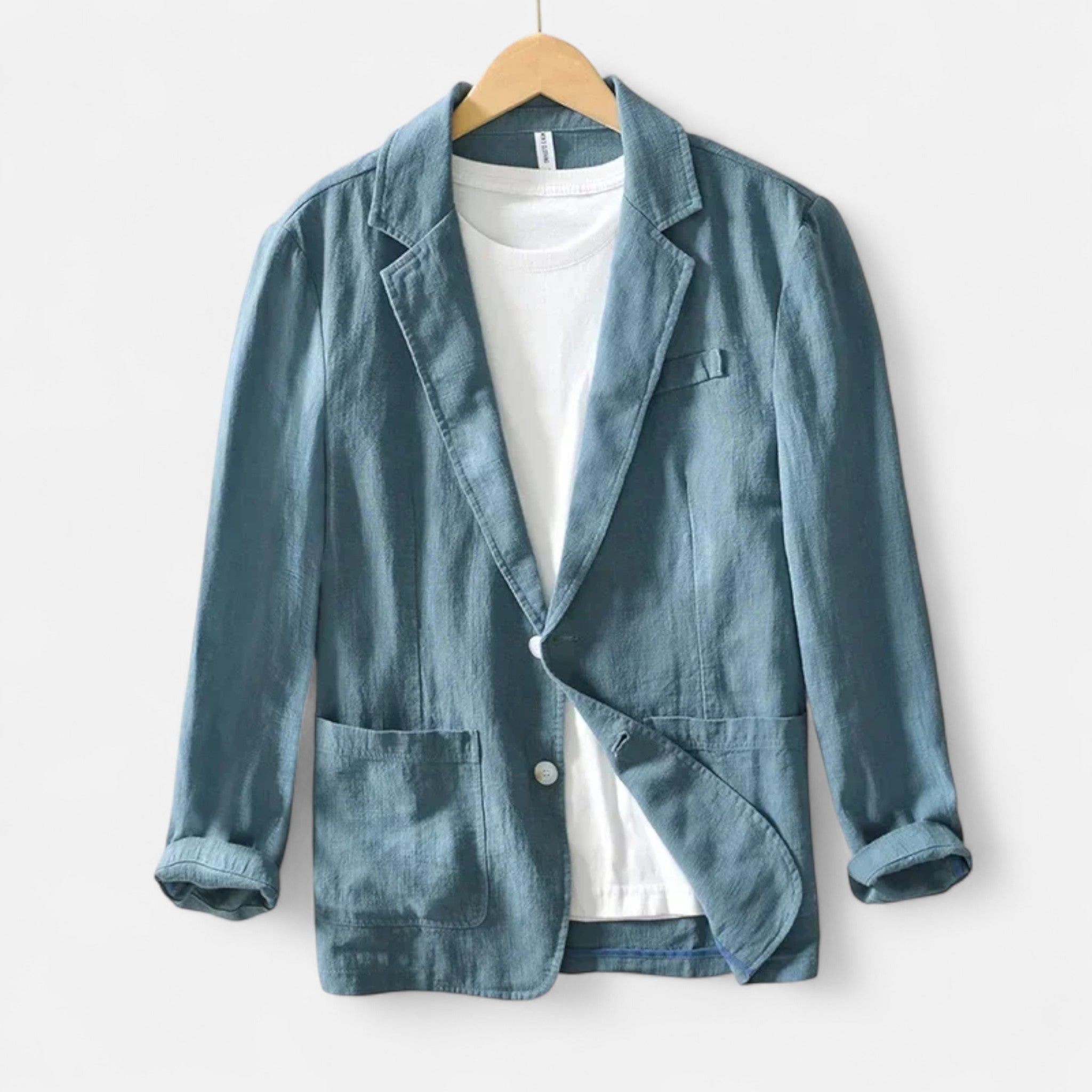 Ancienne Monde | Blazer Homme Lin Oversize Safari Chic