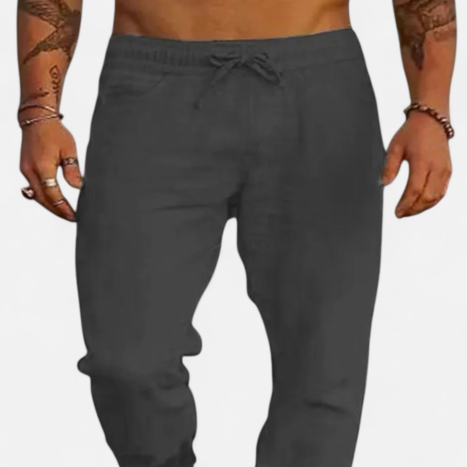 Ancienne Monde | Pantalon en Lin Homme – Confort Estival, Élégance Sans Effort