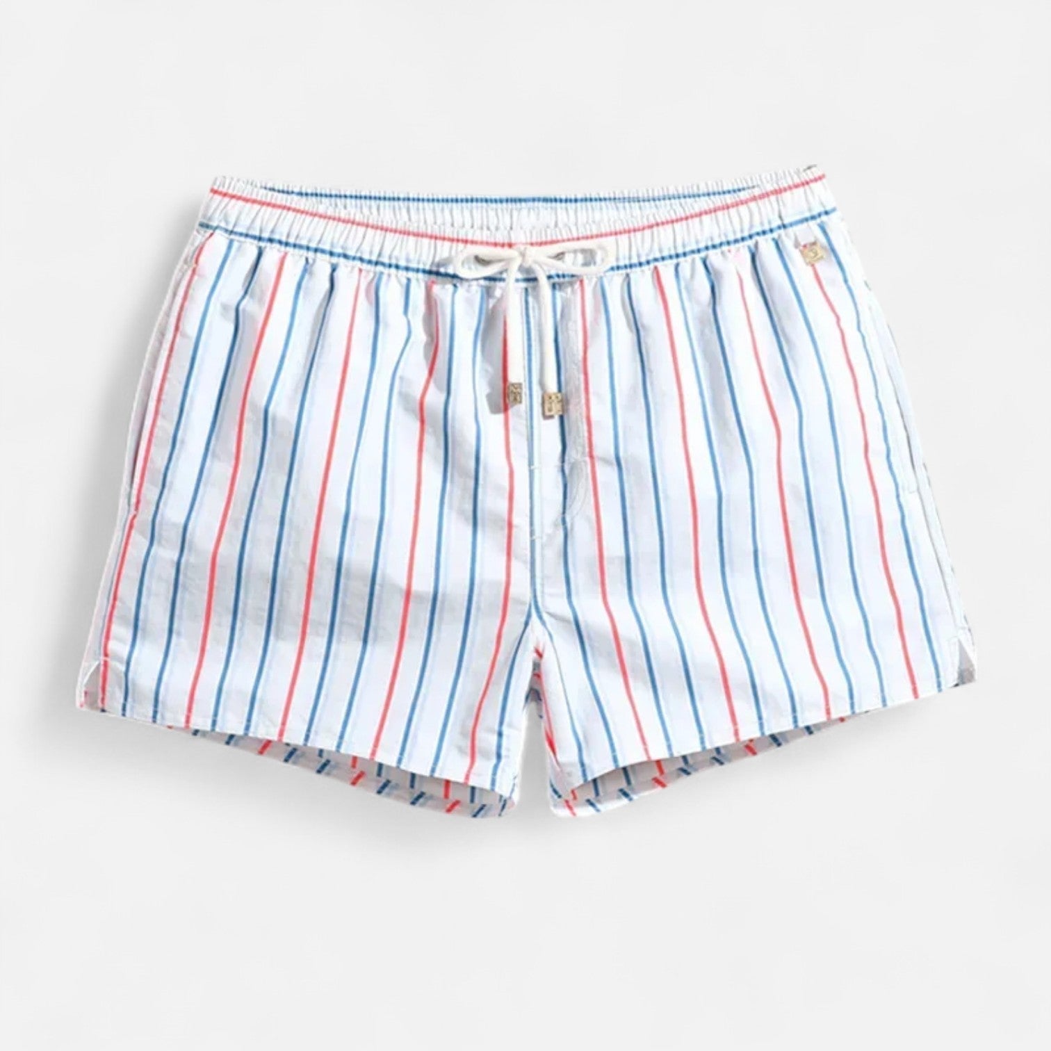 Ancienne Monde | Short Rayé en Lin pour Homme