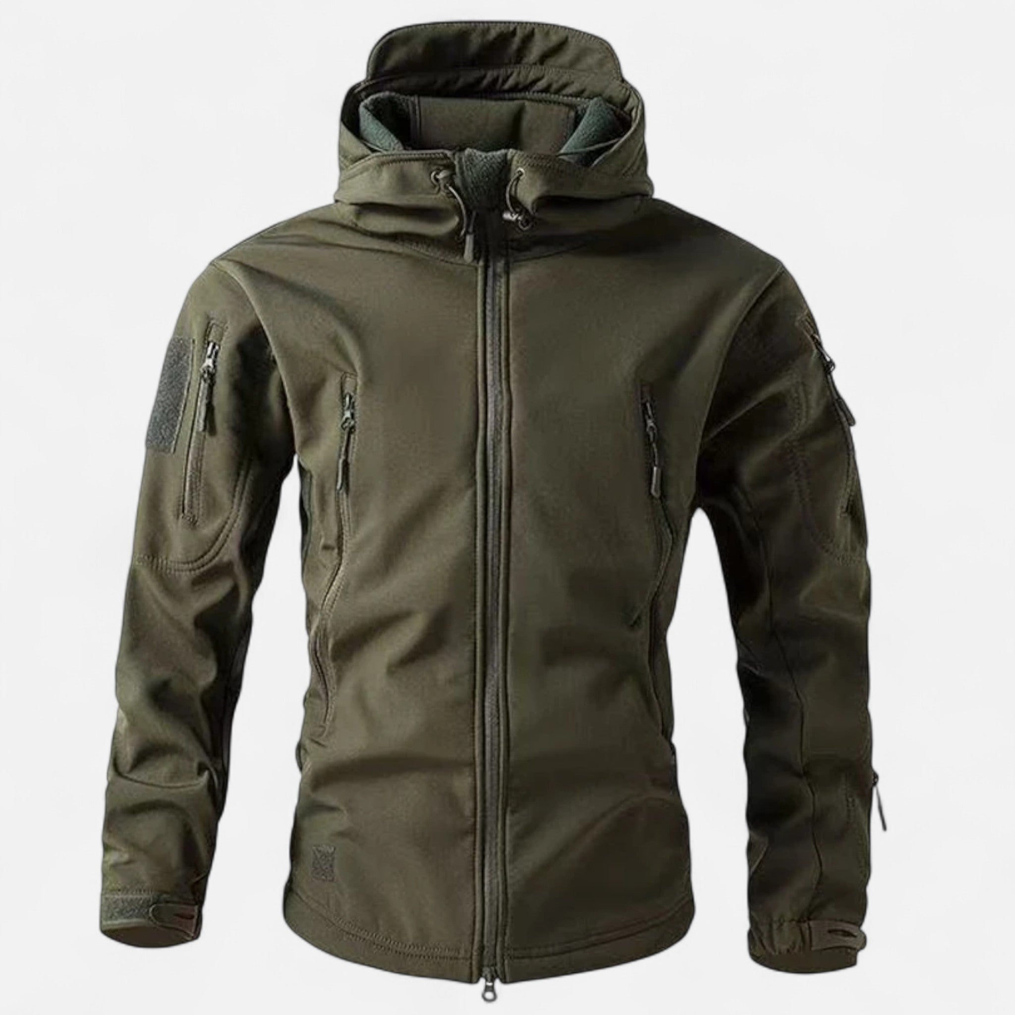 Ancienne Monde | Chaqueta Softshell Impermeable para Hombre con Capucha