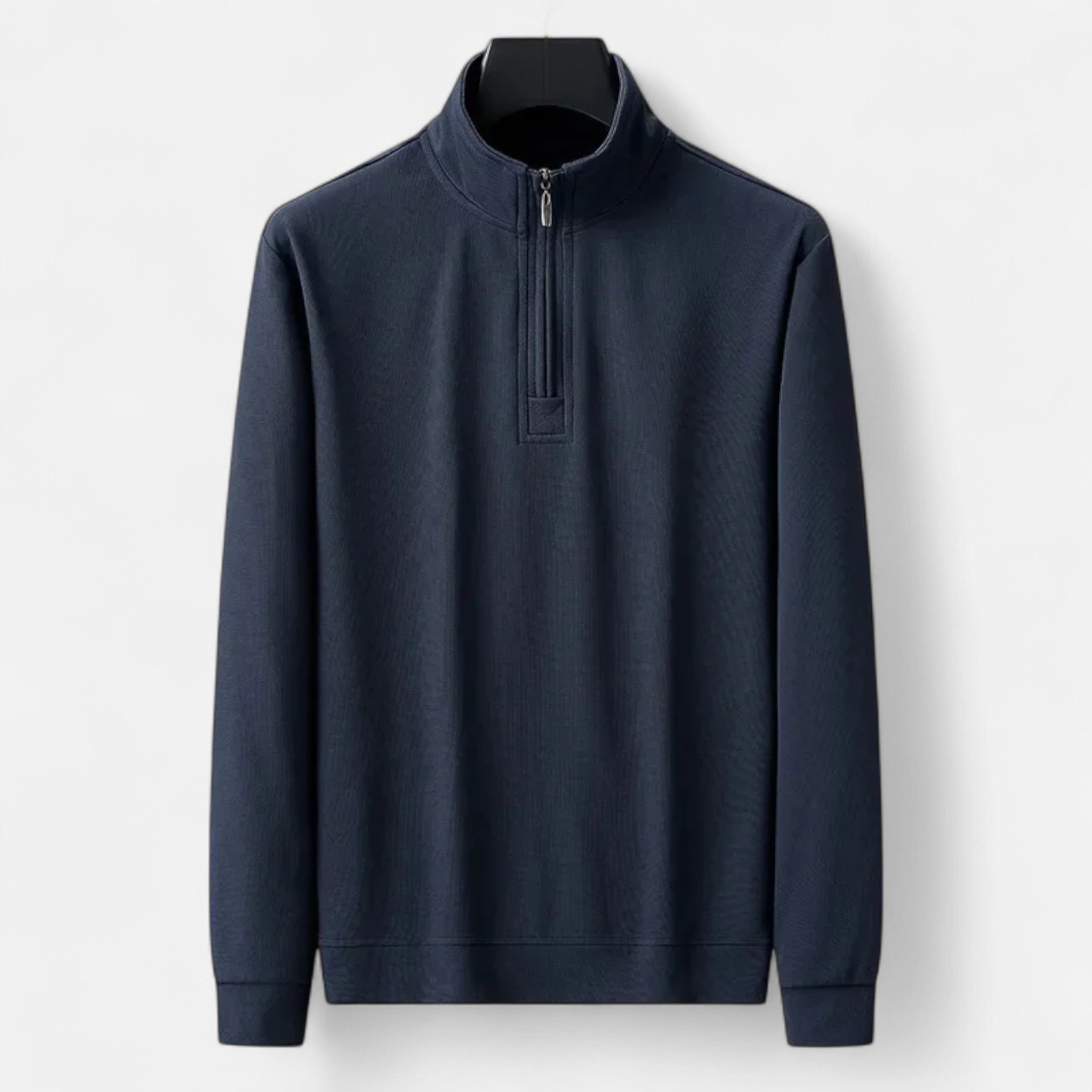 Ancienne Monde | Camisola Leve com Meio Fecho em Algodão Homem