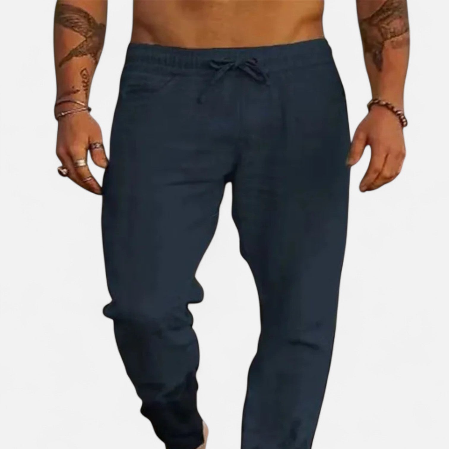 Ancienne Monde | Pantalon en Lin Homme – Confort Estival, Élégance Sans Effort