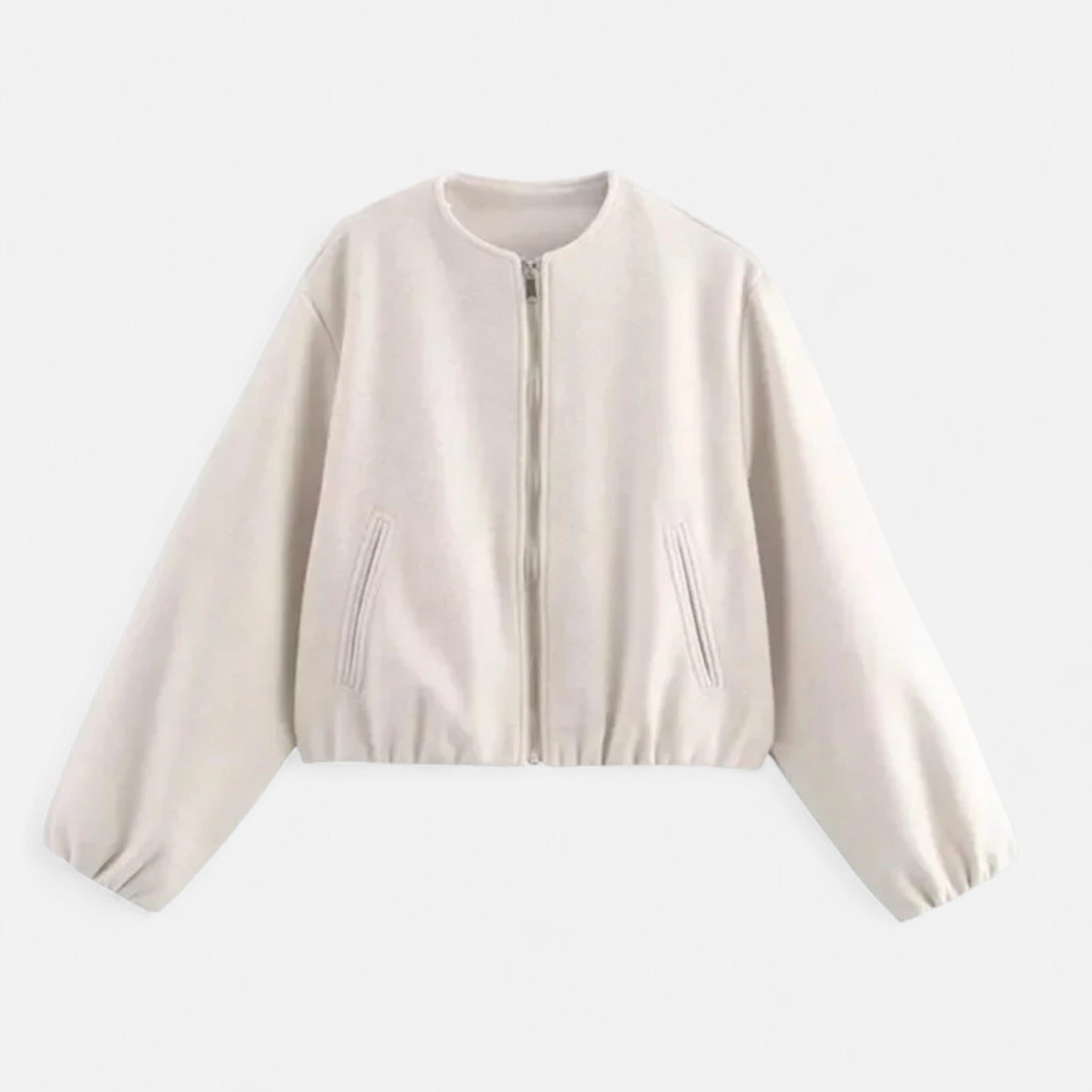 Ancienne Monde | Blouson Femme Rond Zippé Rétro