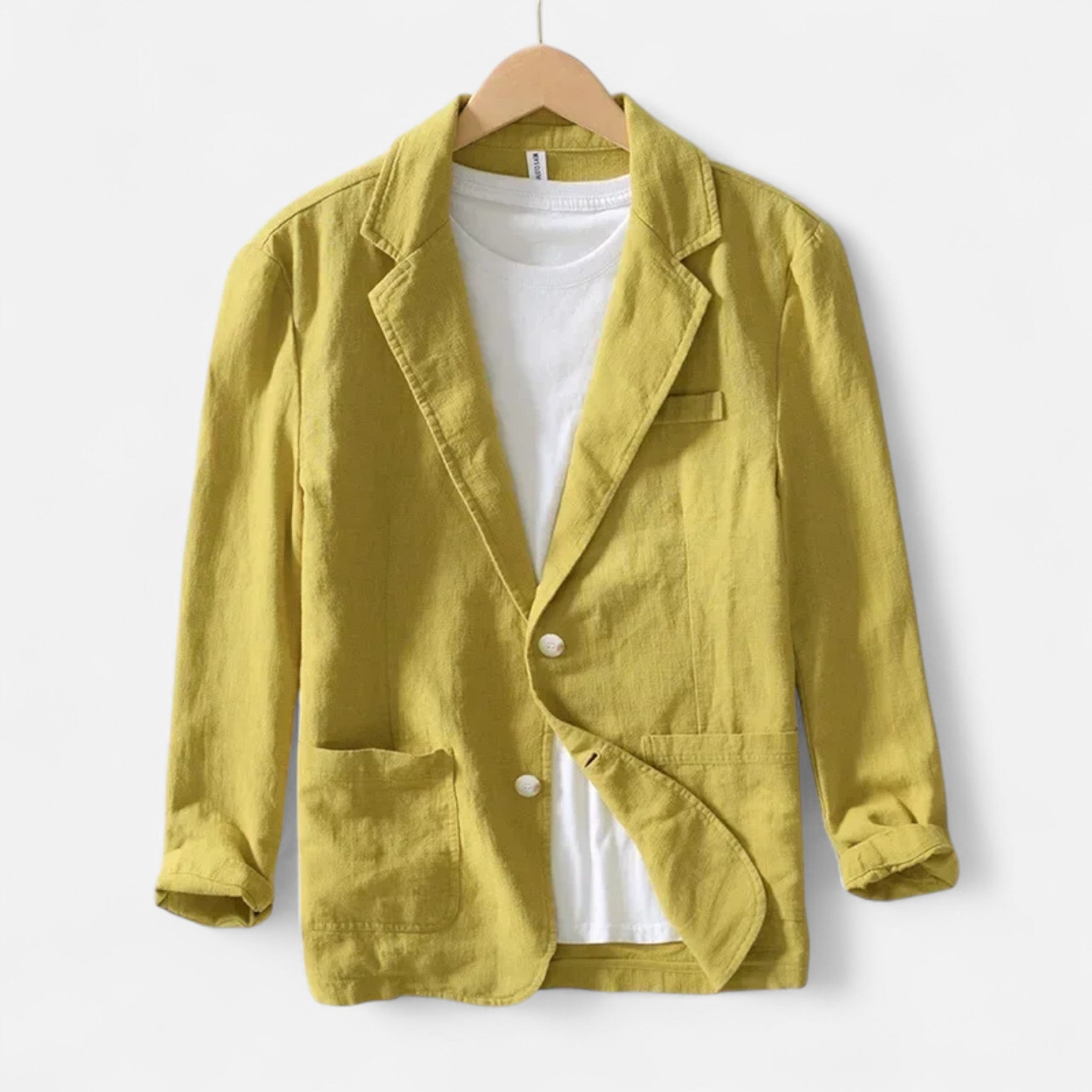 Ancienne Monde | Blazer Homme Lin Oversize Safari Chic