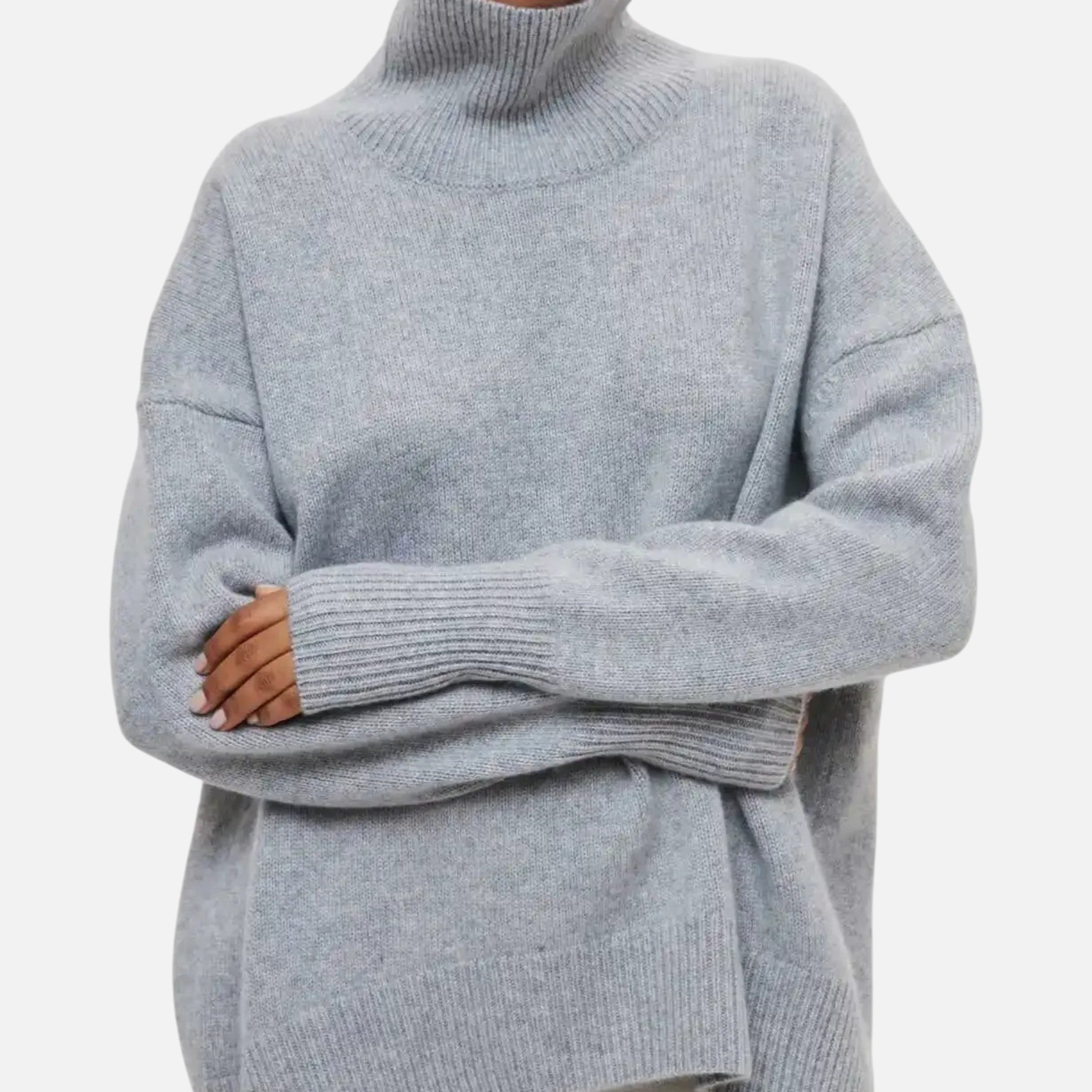 Ancienne Monde | Pull Col Roulé Oversize Femme