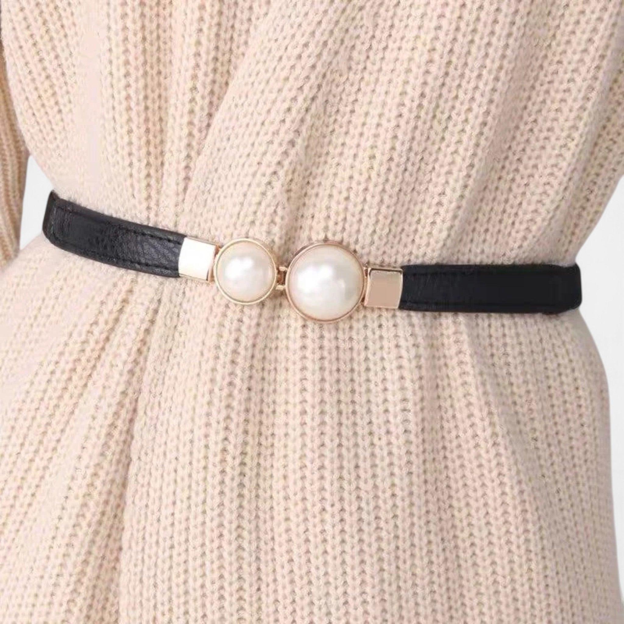 Ancienne Monde | Ceinture Femme Fine Perles Doubles
