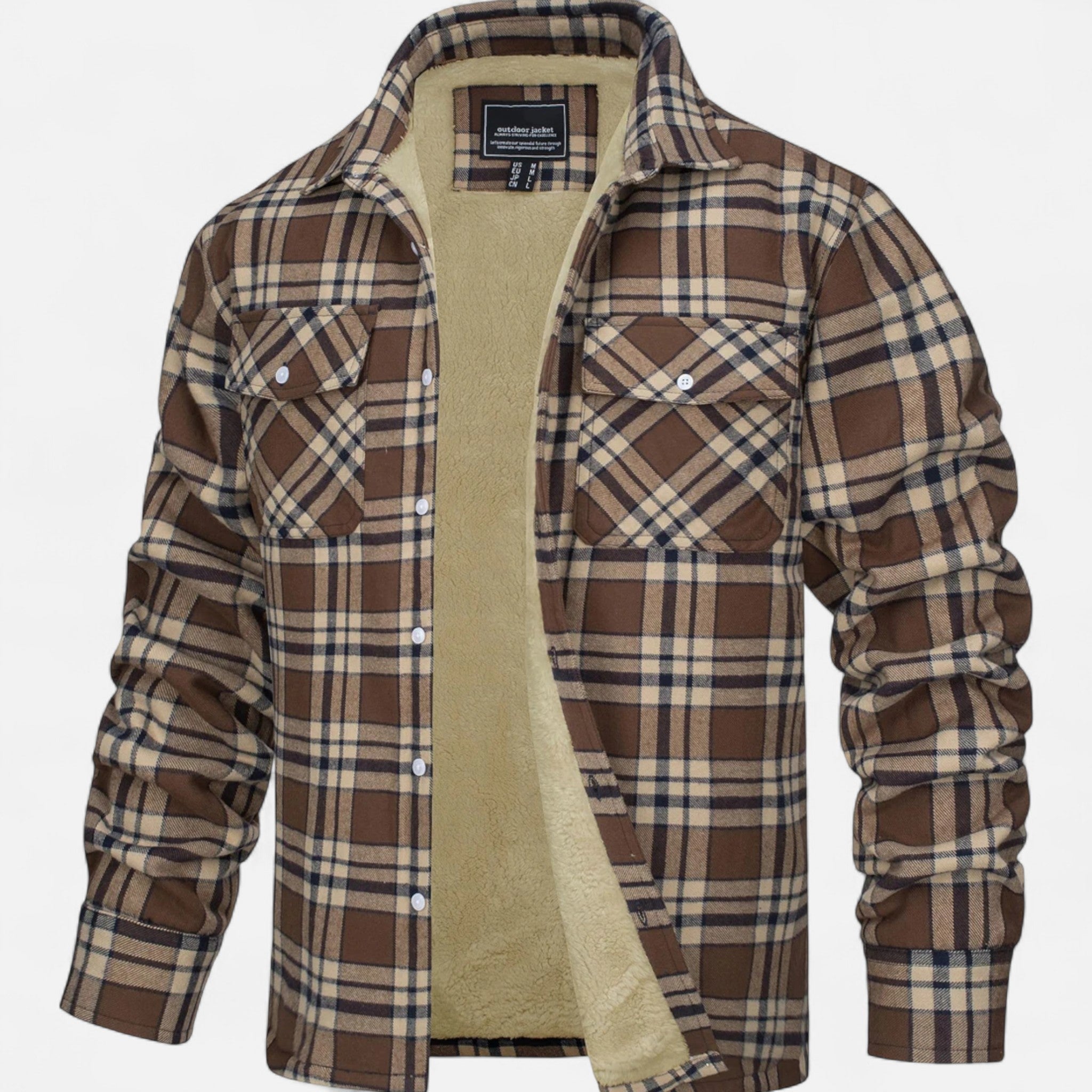Ancienne Monde | Veste Flanelle Carreaux Homme
