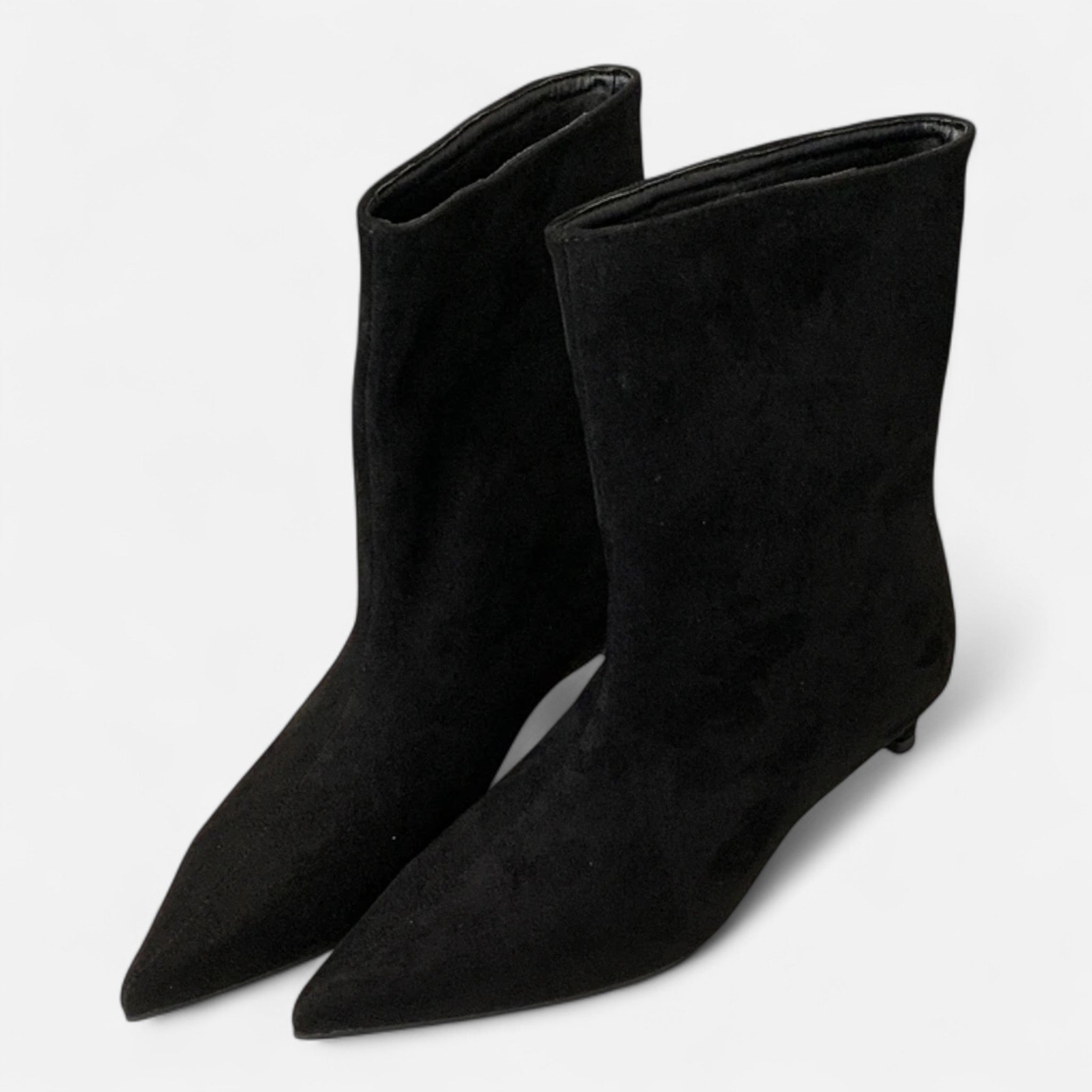 Ancienne Monde | Bottines Femme Pointues Talon Bas Vintage