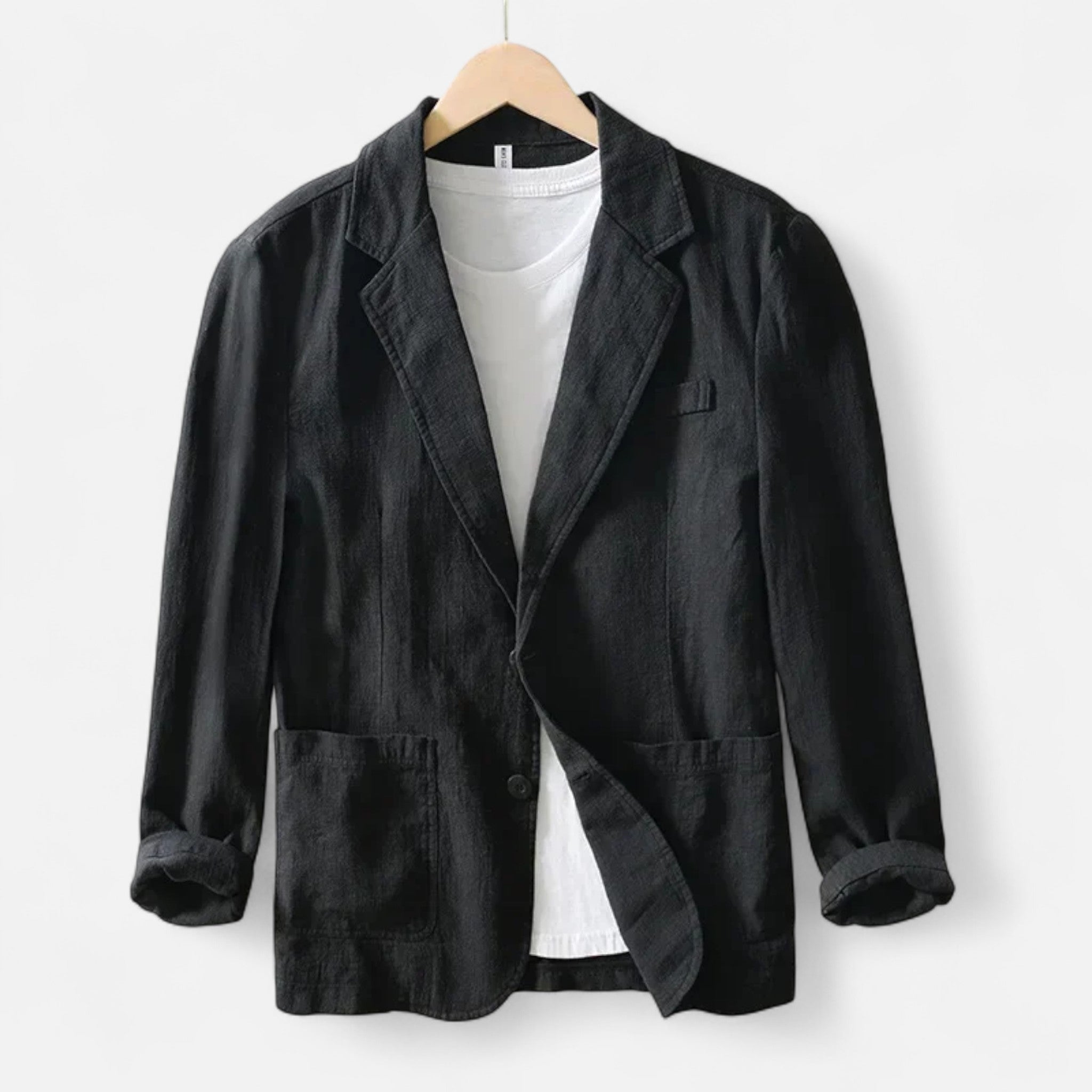 Ancienne Monde | Blazer Homme Lin Oversize Safari Chic
