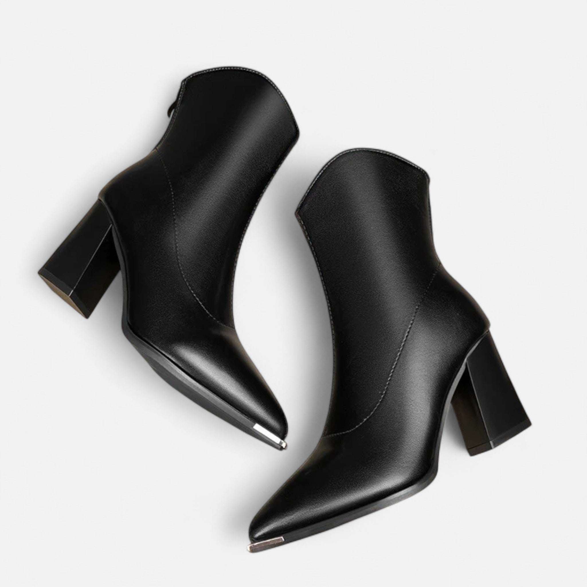 Ancienne Monde | Bottines Femme Cuir Chelsea Talon Haut