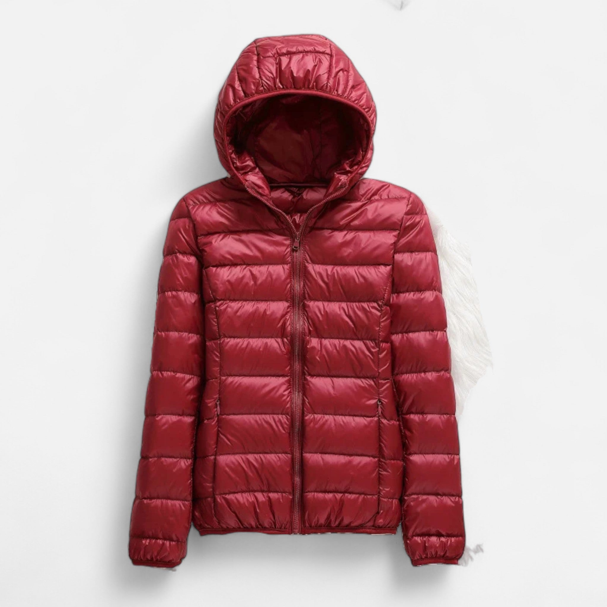 Ancient World | Elegant Women's Lightweight Hooded Down Jacket