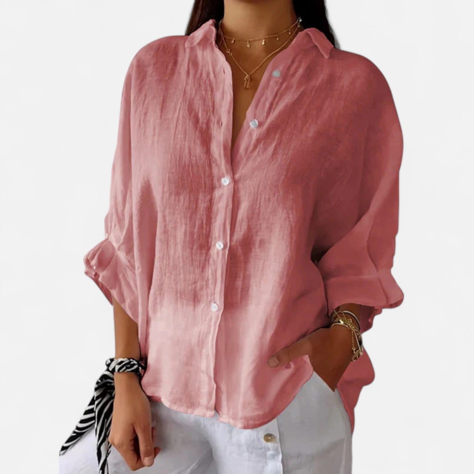 Ancienne Monde | Chemise d’Été en Lin pour Femme