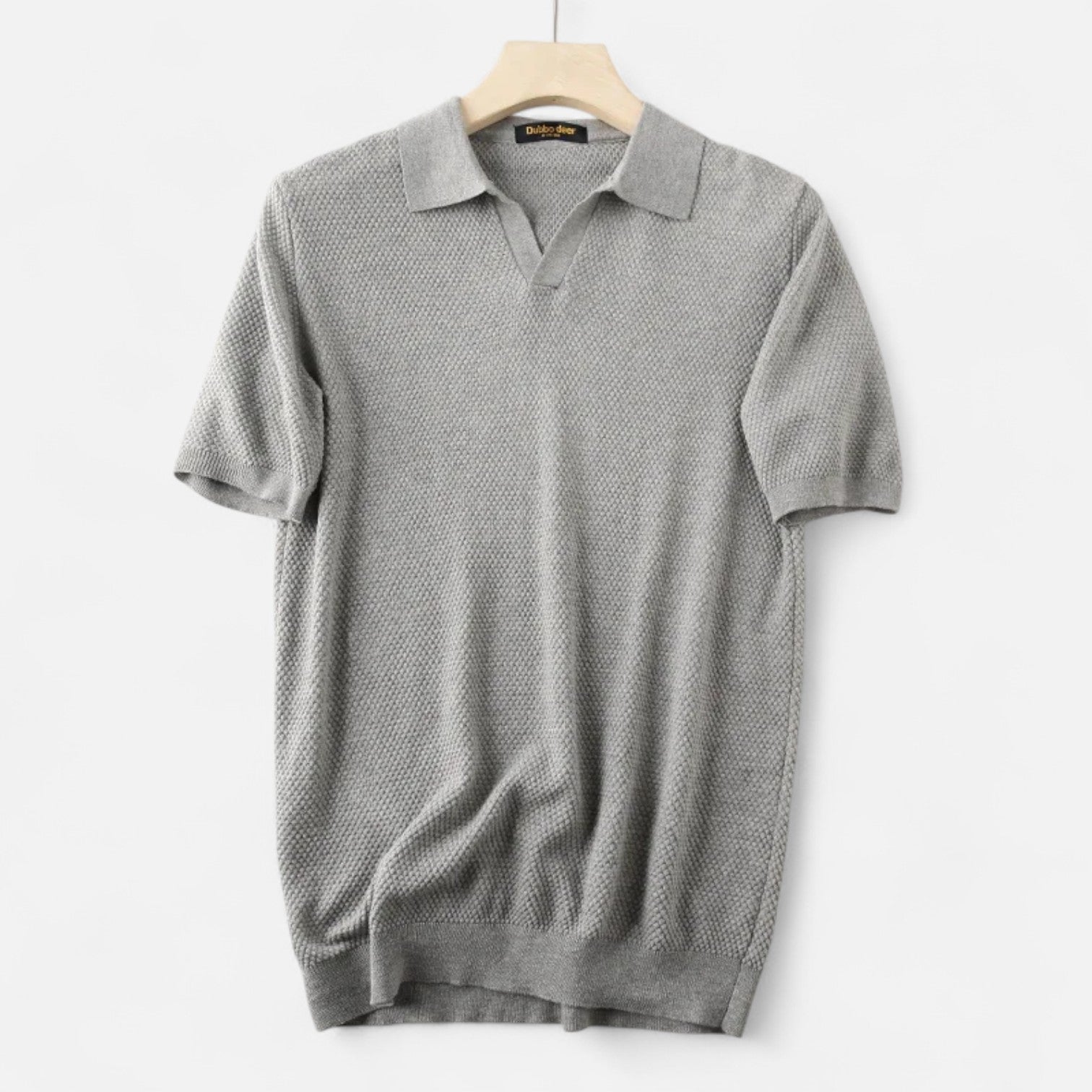 Ancienne Monde | Polo Ajusté pour Homme – Confort Respirant en Coton pour une Élégance Estivale