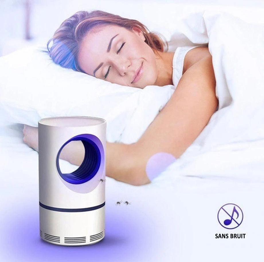 Trampa para insectos UV silenciosa con ventilador aspirador USB