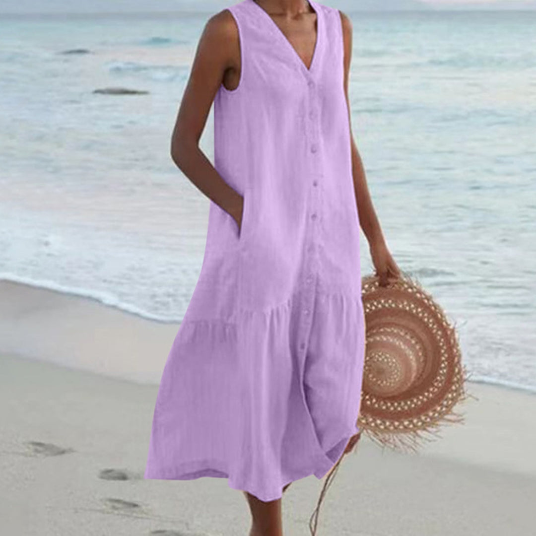 Robe d'Été en Lin