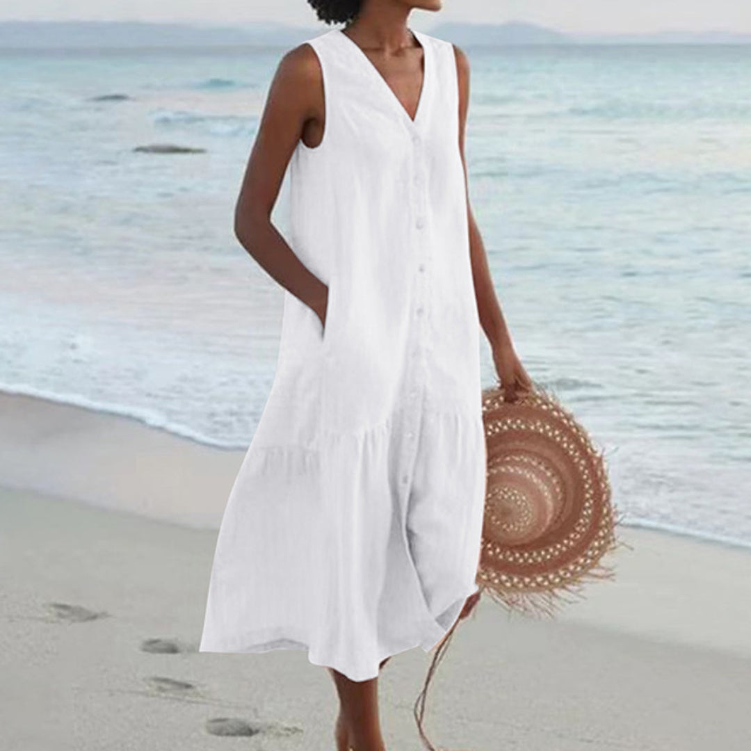Robe d'Été en Lin