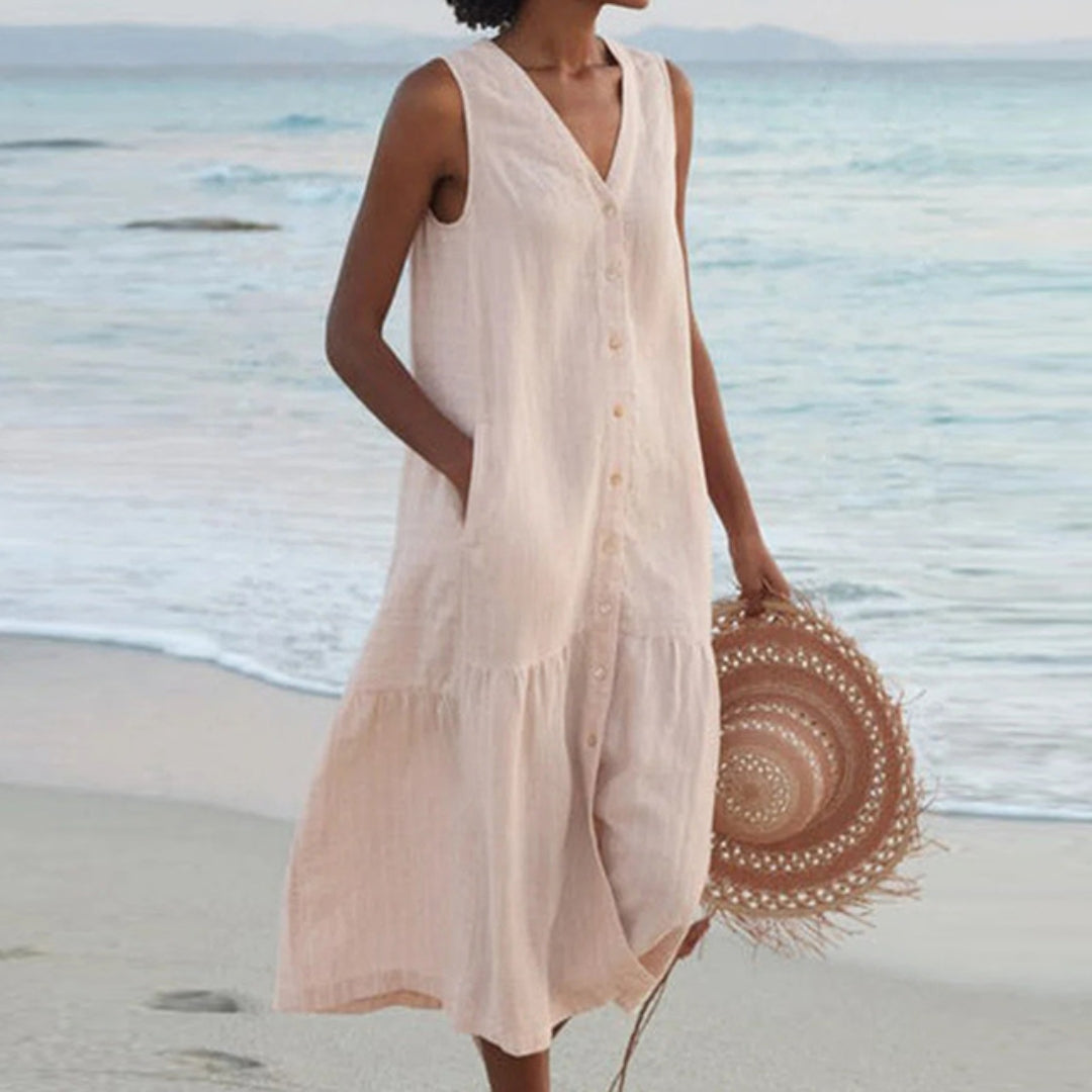 Robe d'Été en Lin
