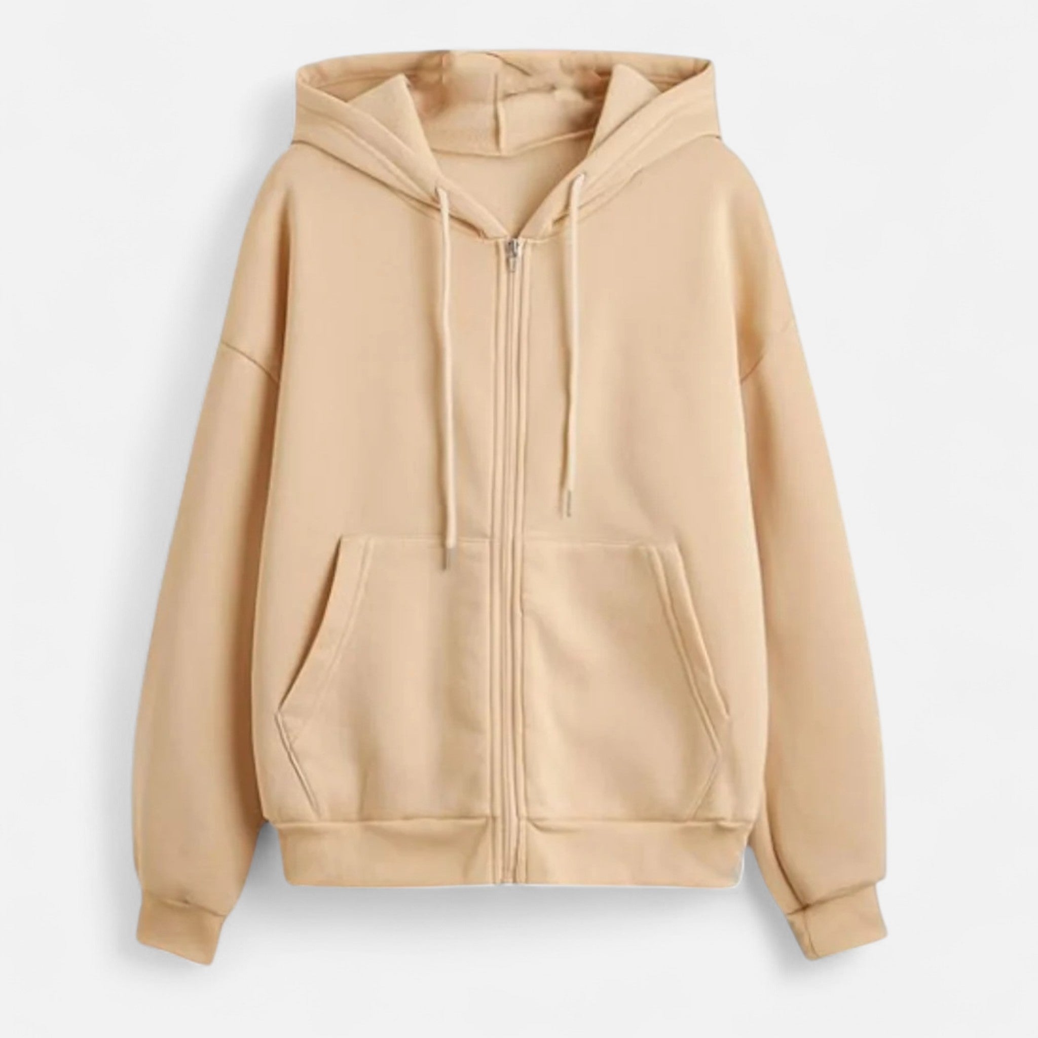 Ancienne Monde | Sweat com Capuz e Fecho de Correr Mulher