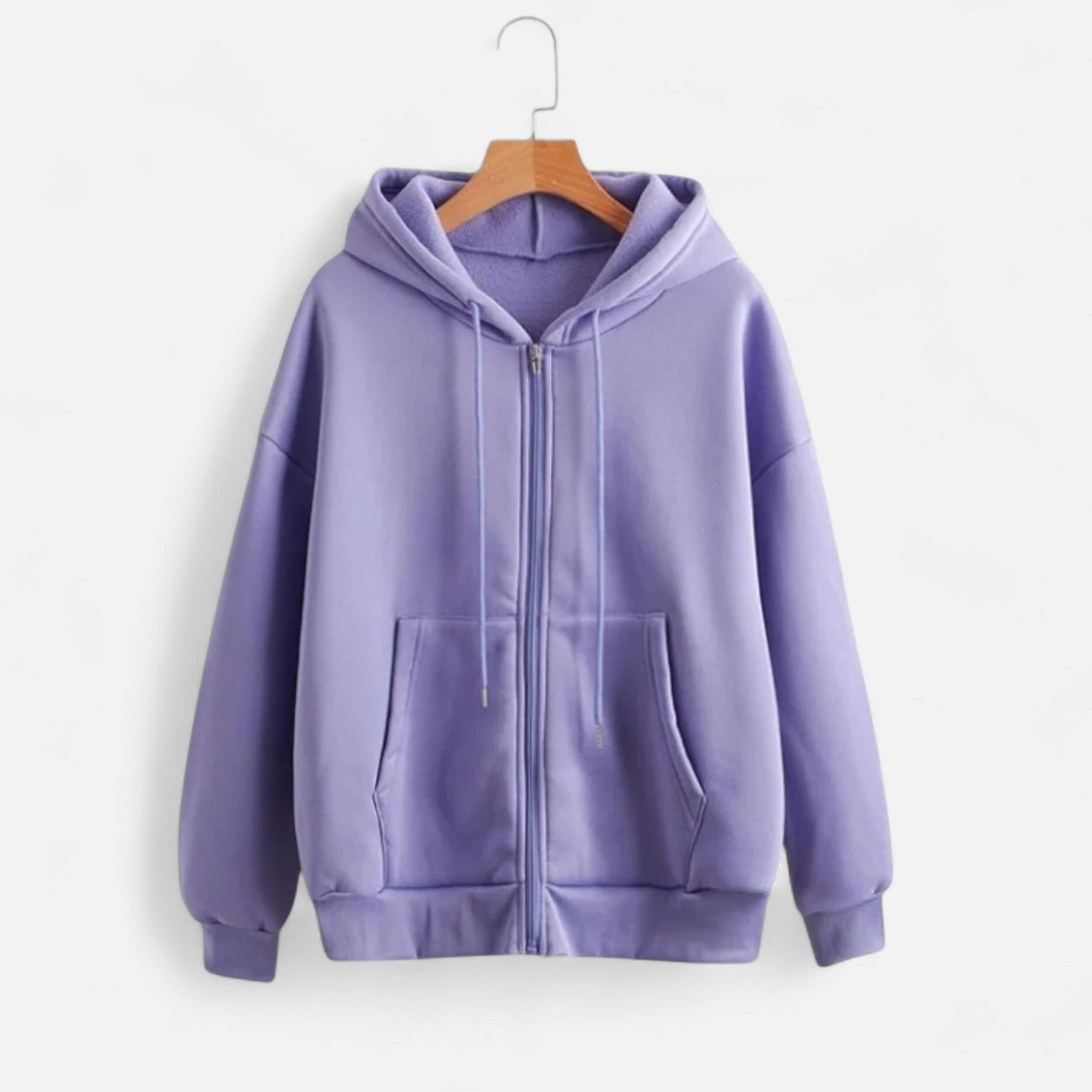 Ancienne Monde | Sweat com Capuz e Fecho de Correr Mulher