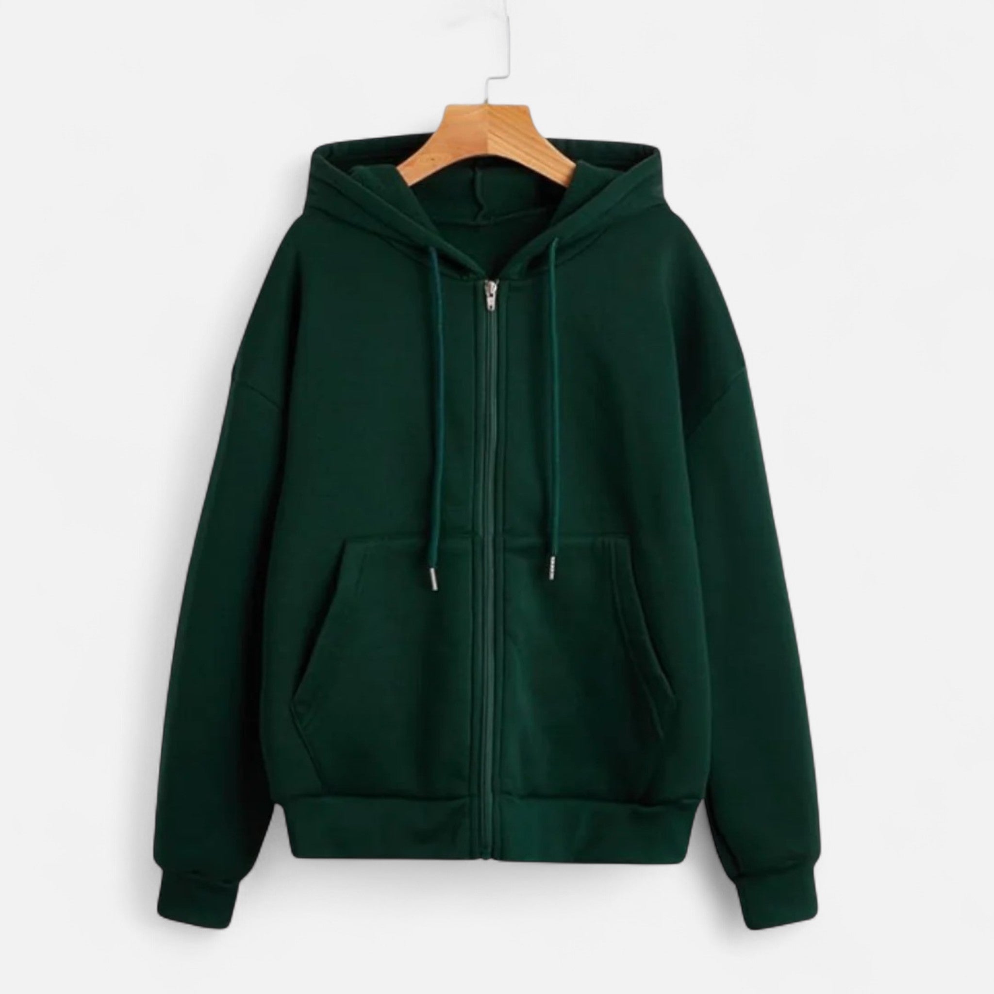 Ancienne Monde | Sweat com Capuz e Fecho de Correr Mulher
