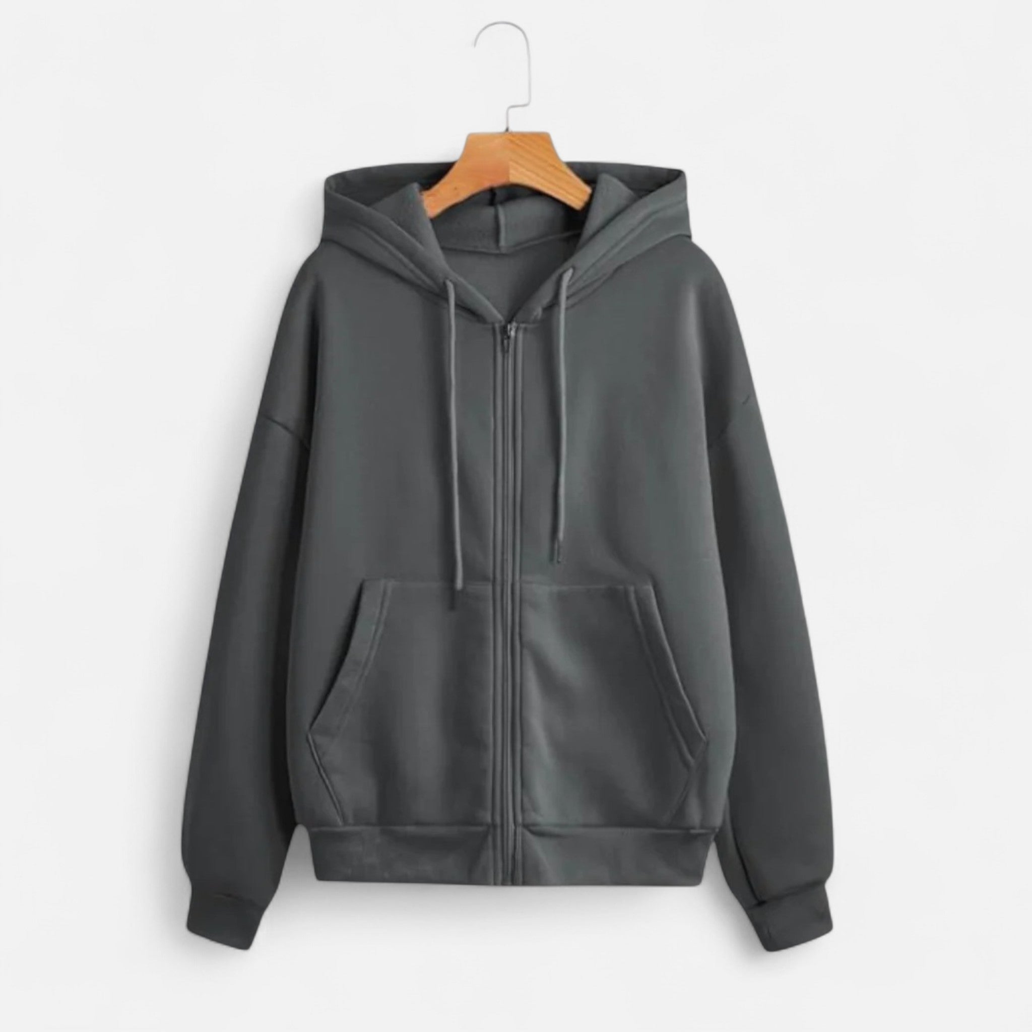 Ancienne Monde | Sweat com Capuz e Fecho de Correr Mulher