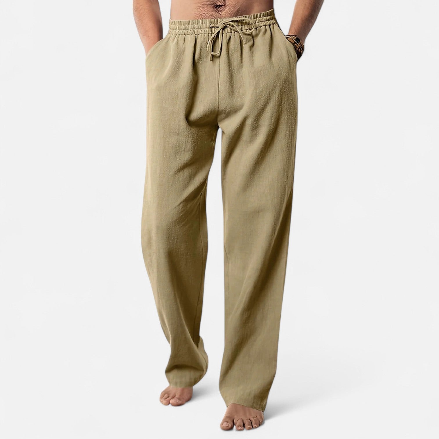 Ancienne Monde | Pantalon d’Été en Lin pour Homme