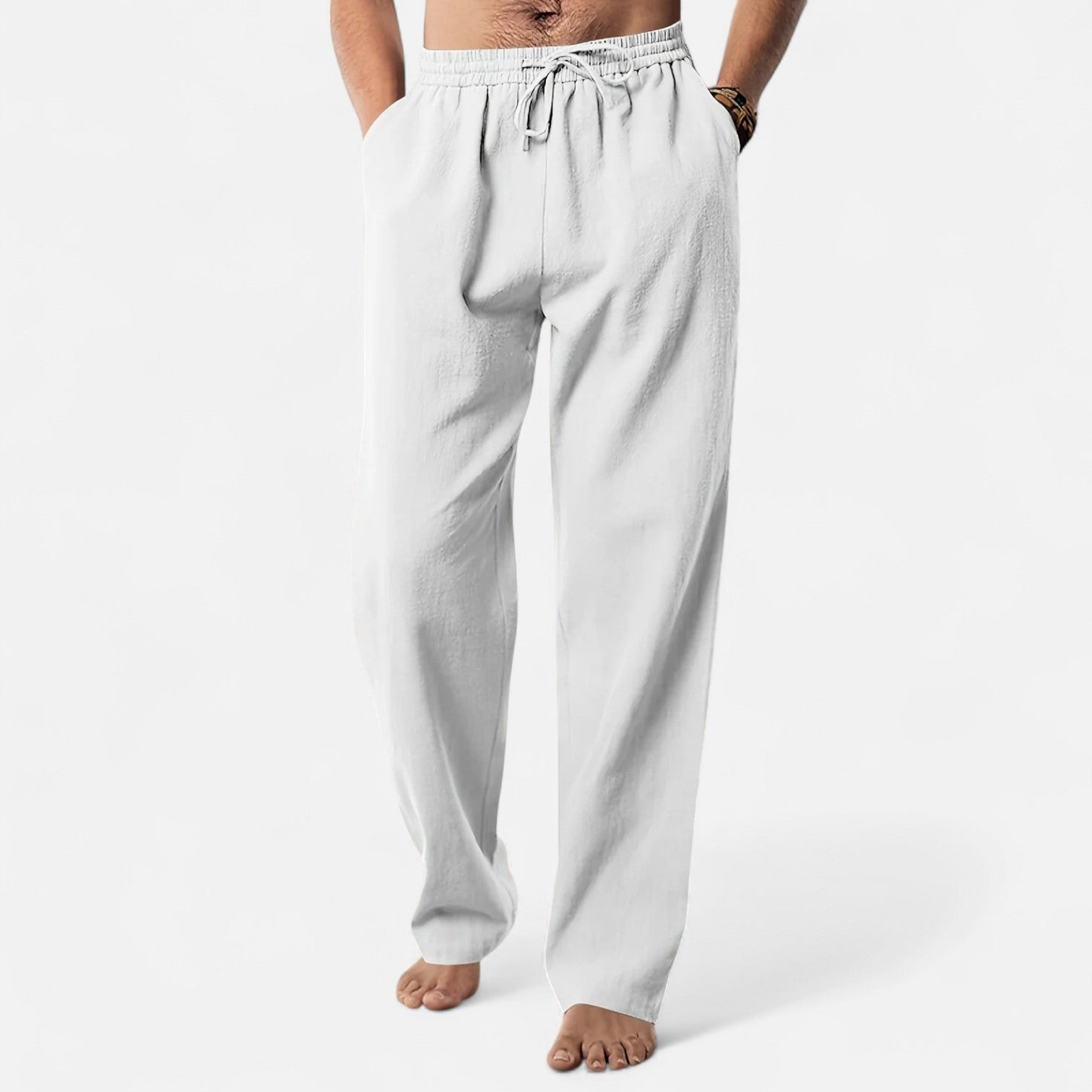 Ancienne Monde | Pantalon d’Été en Lin pour Homme