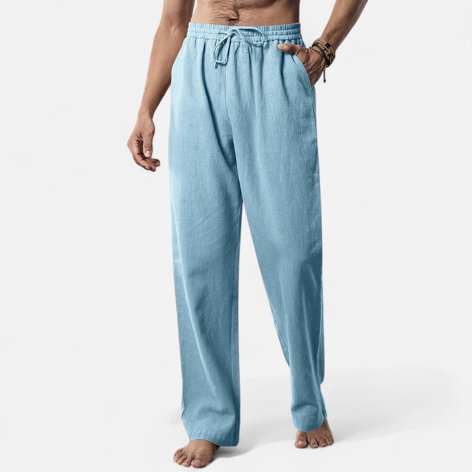 Ancienne Monde | Pantalon d’Été en Lin pour Homme
