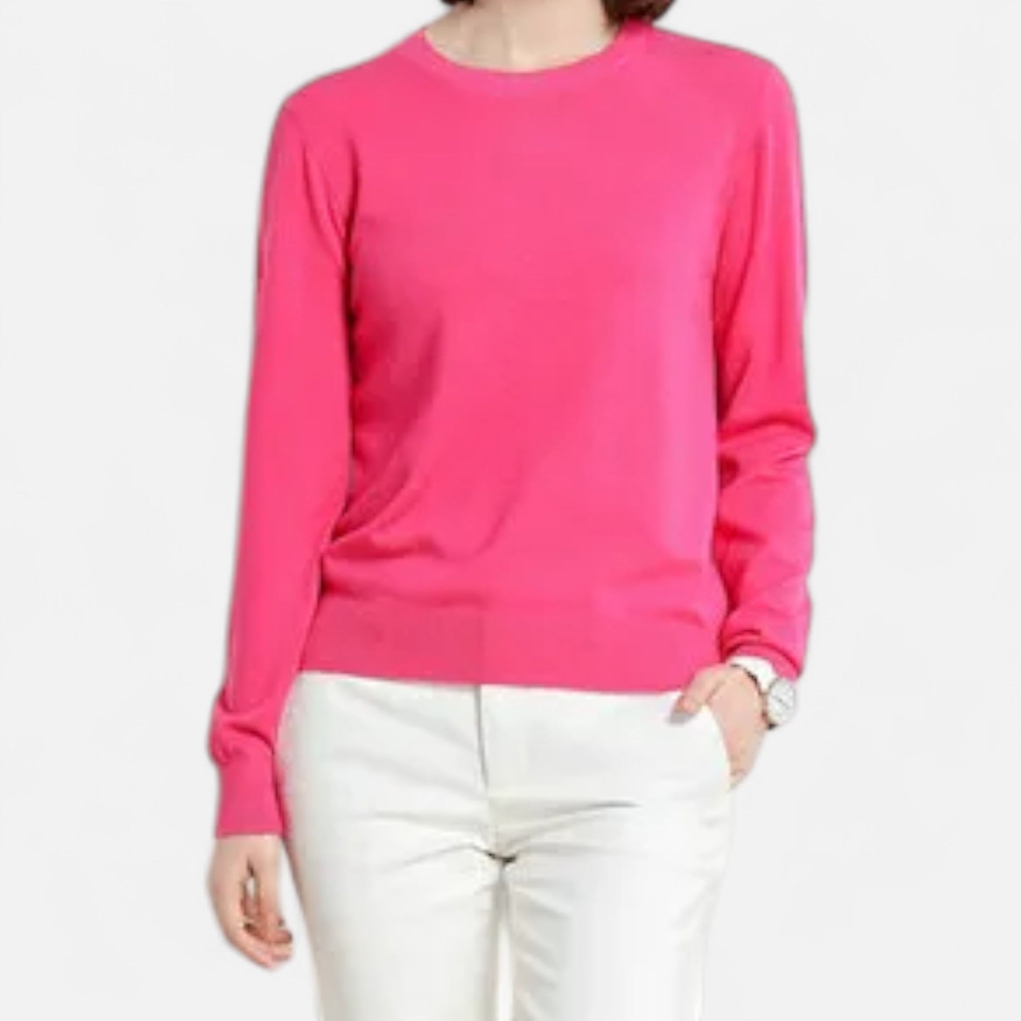 Ancienne Monde | Pull Femme Laine Mérinos Col Rond Intemporel