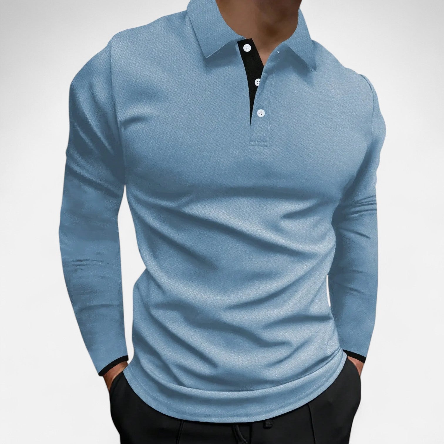 Ancienne Monde | Polo Manches Longues pour Homme – Élégance Confortable pour l’Automne et le Business Casual