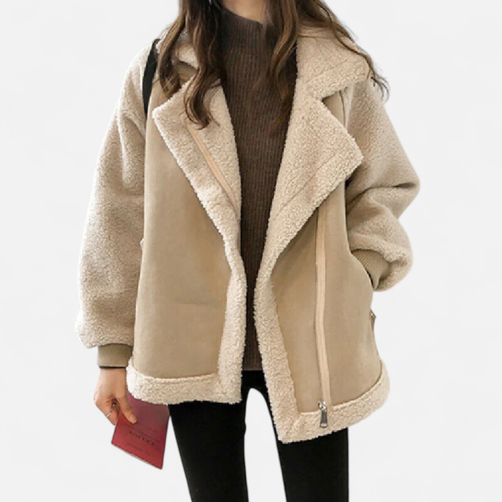 Ancienne Monde | Manteau Femme Classique en Daim Premium