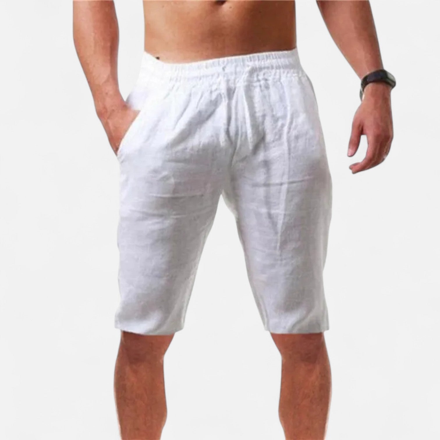 Ancienne Monde | Short en Lin pour Homme – Légèreté et Respirabilité, Incontournable de l’Été