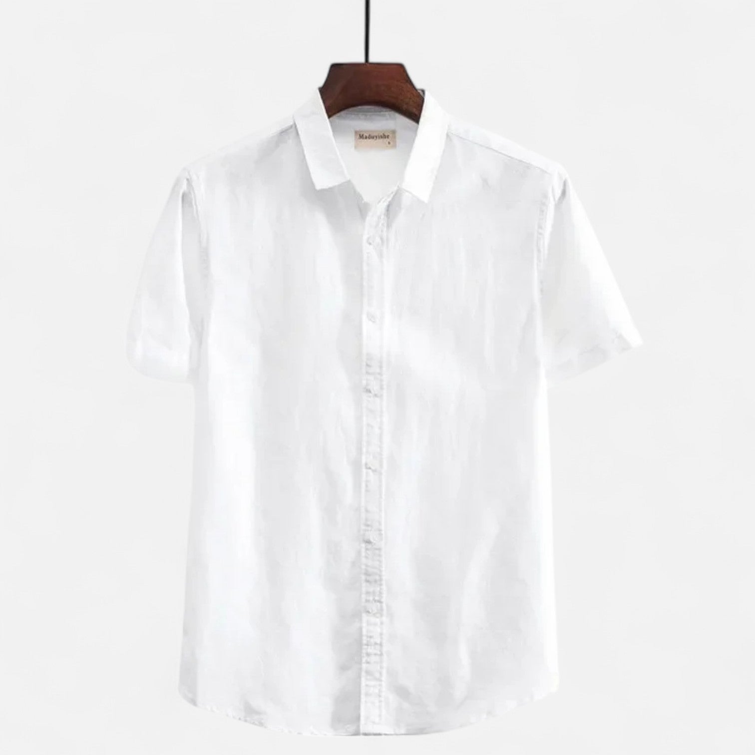 Ancienne Monde | Chemise à Manches Courtes en Lin pour Homme – Légèreté et Confort pour les Journées d’Été